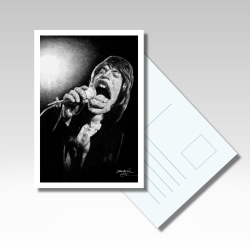 Carte postale Mick Jagger