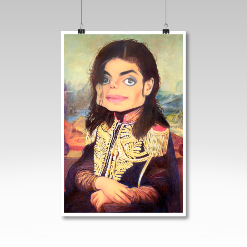 Fine art Tableau Michael Jackson Joconde