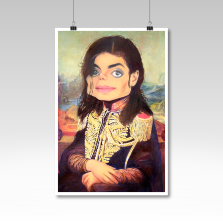 Fine art Tableau Michael Jackson Joconde